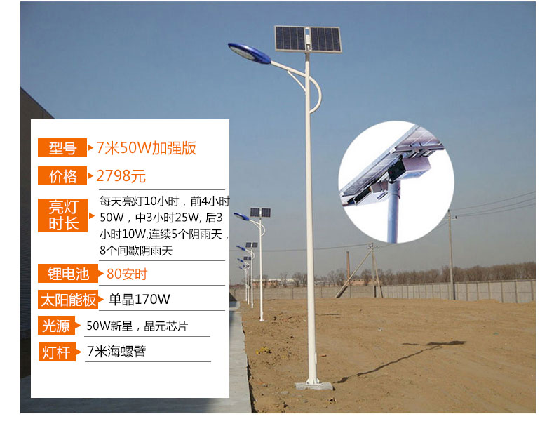 太陽能路燈價格